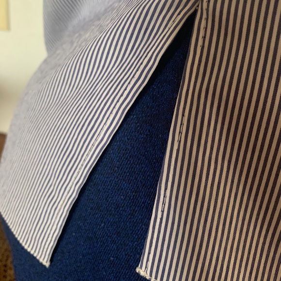 Anna Kully women’s striped blouse w/appliqué on front - Picture 7 of 10